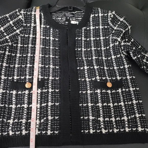 Sold- Aqua Tweed Cardigan - 100% Exclusive - Picture 6 of 10